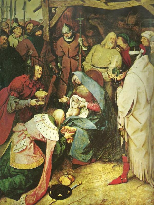 Pieter Bruegel konungarnas tillbedjan Spain oil painting art